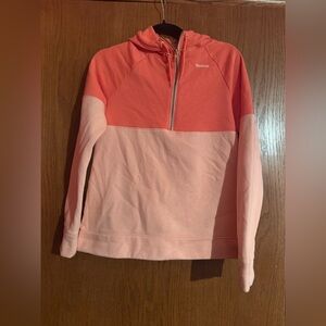 Reebok Coral color block Hoodie